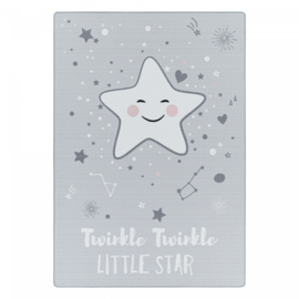 Kindervloerkleed VKW 'Kids Story Little Stars' Grijs