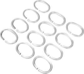 Kleine Wolke Ringen Voor Douchegordijn Transparant 12st.