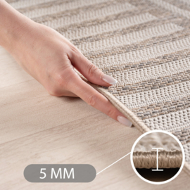 Vloerkleed VKW Modern Outdoor/Indoor 'Cindy' Beige