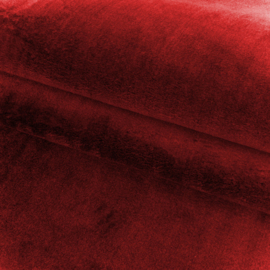 Vloerkleed VKW Zacht Effen Laagpolig 'Gari' Rood
