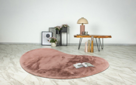 Vloerkleed Zacht Hoogpolig Organisch "Heaven" Roze Powder Pink 160x230cm