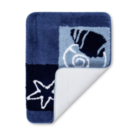 Kleine Wolke CLASSIC Seaworld Badmat Marine Blauw