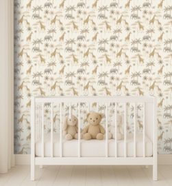 Studio Swaai – Savanne Safari Behang | Beige SW-77-SS01