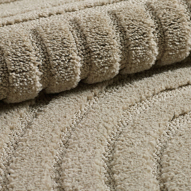 Vloerkleed VKW Scandinavisch 3D Effect 'Logit' Beige