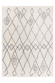 Vloerkleed Berber Grafisch Scandinavisch "Agadir 2" Ivory