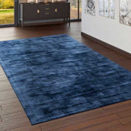 Vloerkleed VKW Viscose 'Cantara' Blauw