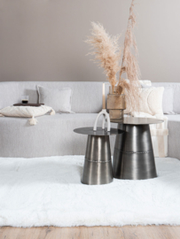 Vloerkleed Effen Hoogpolig "Morbido 2212" Beige