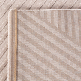 Vloerkleed VKW Scandinavisch 3D Effect 'Mads' Beige