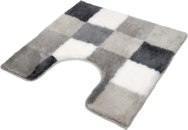 Kleine Wolke CLASSIC Caro Patchwork Badmat Antraciet