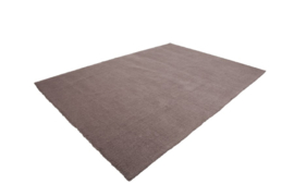 Vloerkleed Laagpolig Effen "Velluto" Taupe