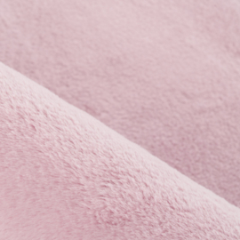 Vloerkleed VKW Effen Hoogpolig 'Teddy Fuzzy' Roze