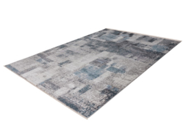 Vloerkleed VKW Modern 'Medley Marquet' Grijs/Blauw