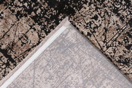 Vloerkleed Industrieel Vintage Viscose 3D Effect "Concorde" Beige