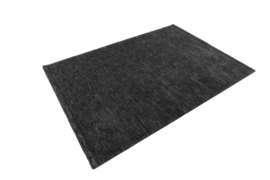 Vloerkleed Laagpolig Effen "Palma" Grijs