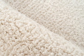Vloerkleed Scandinavisch Hoogpolig Effen "Dream" Ivory