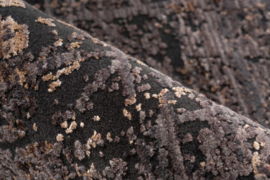 Vloerkleed Industrieel Vintage Viscose 3D Effect "Concorde" Grijs