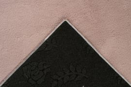 Vloerkleed Wasbaar Laagpolig Effen "Loft" Roze Powder Pink
