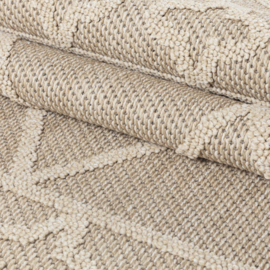 Vloerkleed VKW Grafisch Outdoor/Indoor 'Arnfinn' Beige