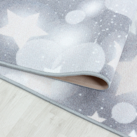 Kindervloerkleed VKW 'Kids Story Kavya' Grijs