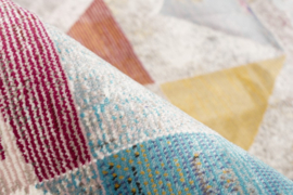 Vloerkleed Grafisch Industrieel "Picasso 20" Multikleur