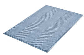 Kleine Wolke CLASSIC Zigzag Badmat Lichtblauw