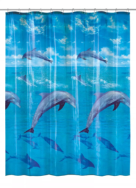 Kleine Wolke Douchegordijn Dolphin Multikleur 180x200cm