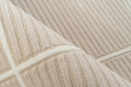 Vloerkleed Modern Scandinavisch Laagpolig "Elif" Beige