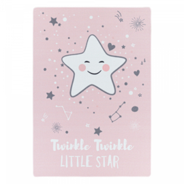 Kindervloerkleed VKW 'Kids Story Little Stars' Roze