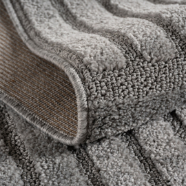 Vloerkleed VKW Scandinavisch 3D Effect 'Nordik' Grijs