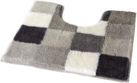 Kleine Wolke CLASSIC Caro Patchwork Badmat Antraciet