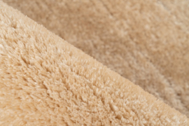 Vloerkleed Duurzaam Shaggy Hoogpolig "Glamour" Beige