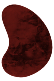 Vloerkleed Zacht Hoogpolig Organisch "Heaven" Bordeux Rood 160x230cm