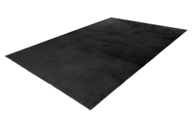 Vloerkleed Wasbaar Laagpolig Effen "Loft" Graphite