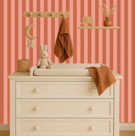 Studio Swaai – Terra Duo Lines Behang | Terracotta SW-76-RR02