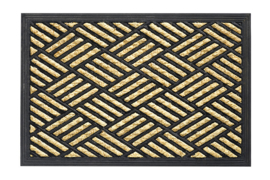 Kokosmat Boucara Checker Natural/Zwart 40x60cm