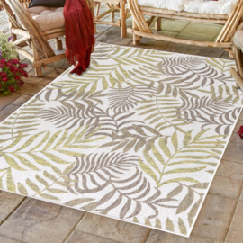 Vloerkleed VKW Outdoor/Indoor Botanisch 'Bani' Beige