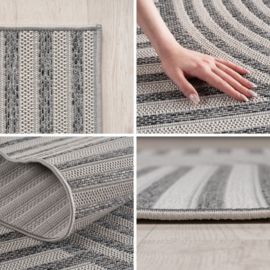 Vloerkleed VKW Modern Outdoor/Indoor 'Cindy' Grijs