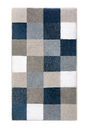 Kleine Wolke CLASSIC Caro Patchwork Badmat IJsblauw