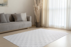 Vloerkleed Scandinavisch 3D Effect "Soul" Lichtgrijs