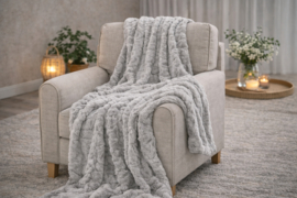 Kleed/Plaid VKW 'Harmony' Grijs 150x200cm