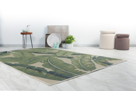 Vloerkleed Botanisch Outdoor/Indoor "Capri" Groen