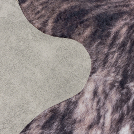 Imitatie Dierenvacht 'Tomas' Bruin/Wit