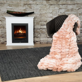 Kleed/Plaid VKW J’adore 'Luxury' Roze 150x200cm