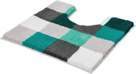 Kleine Wolke CLASSIC Caro Patchwork Badmat Petrol