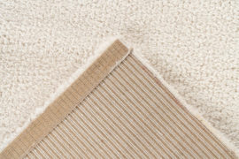Vloerkleed Scandinavisch Hoogpolig Effen "Dream" Ivory
