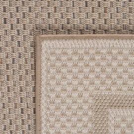 Vloerkleed VKW Effen Outdoor/Indoor 'Roos' Beige