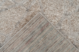 Vloerkleed Industrieel 3D Effect "Milas" Grijs/Beige