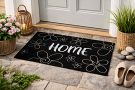 Deurmat VKW 'Welcome Home 502' Zwart
