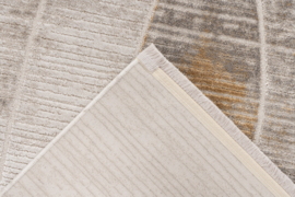 Vloerkleed Modern Geometrisch "Modena 2" Goud