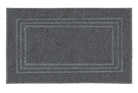 Kleine Wolke ECO LIVING Lodge Badstof vloerkleed Donkergrijs 50 x 80 CM